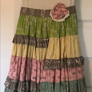 Sweet prairie dress- perfect condition - colorful!